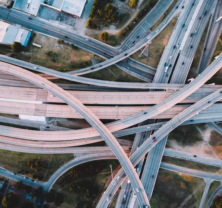 autobahnen Abbilung Autobahn von oben