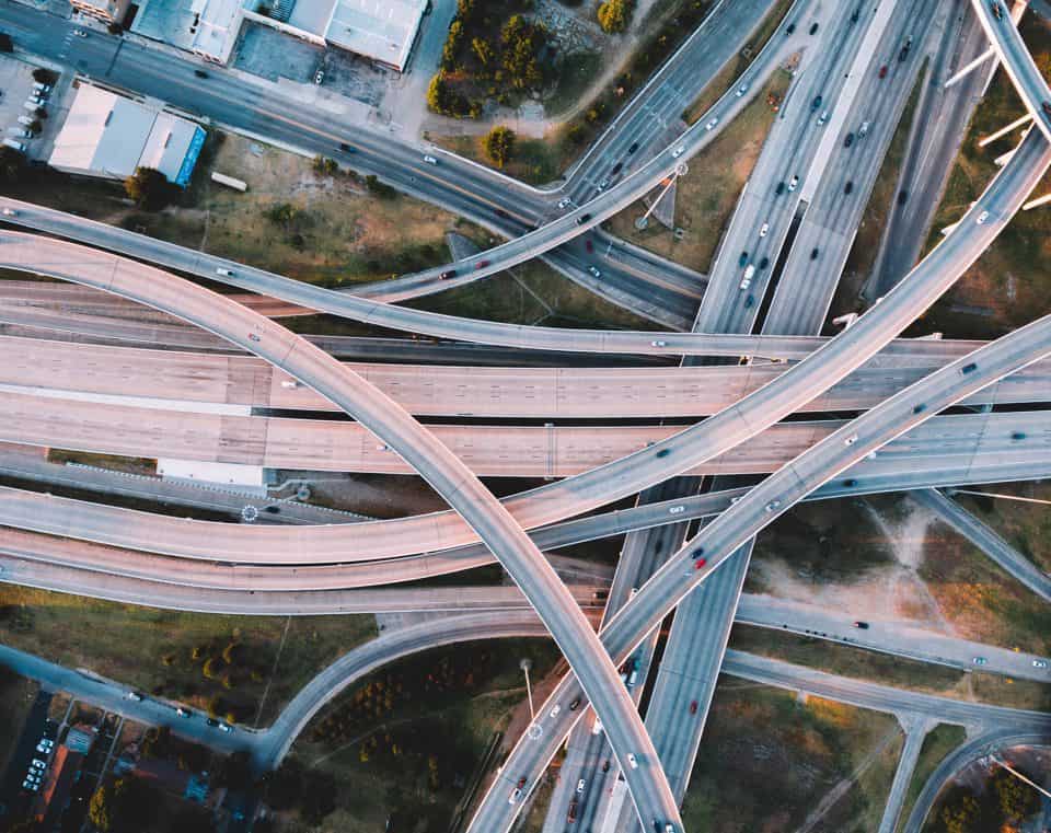 autobahnen Abbilung Autobahn von oben